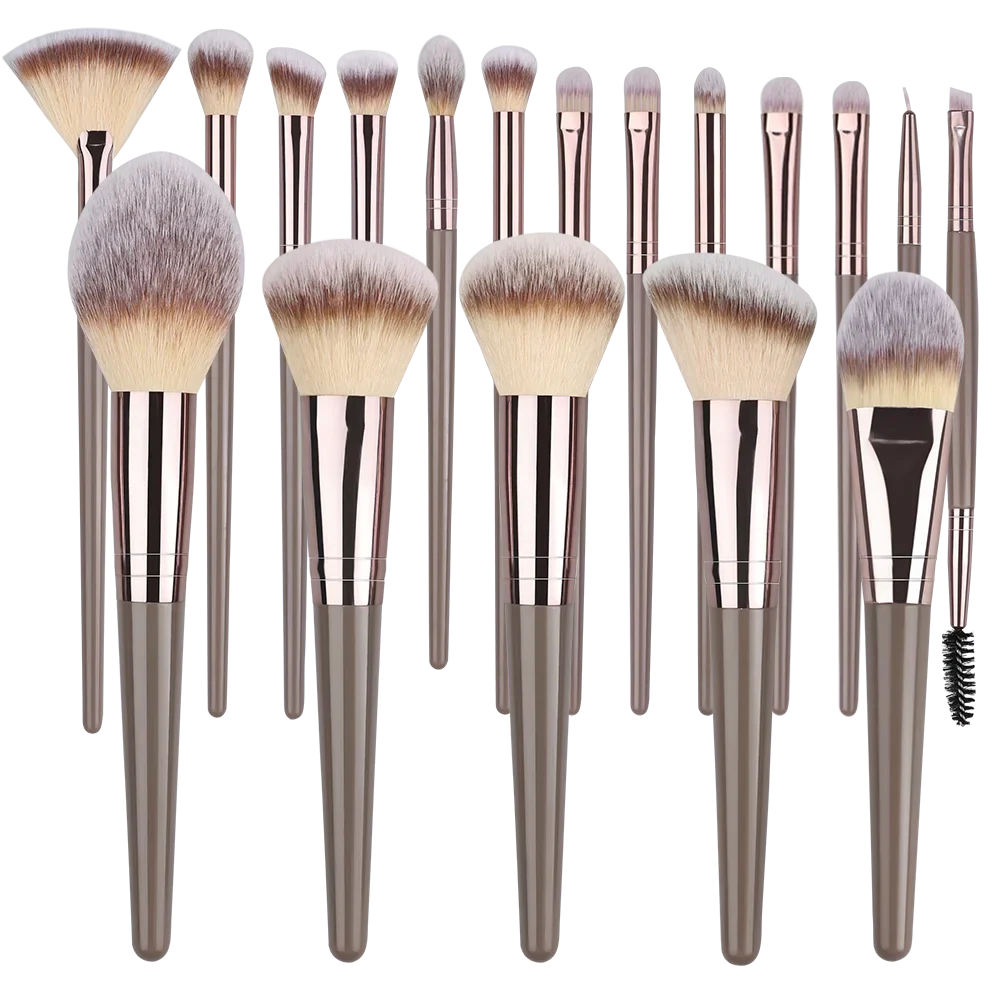 10-20PCS Makeup Brush Set Foundation Concealer Powder Eyeshadow Blush Brush Kabuki Blending Cosmetic Beauty Tool for Face