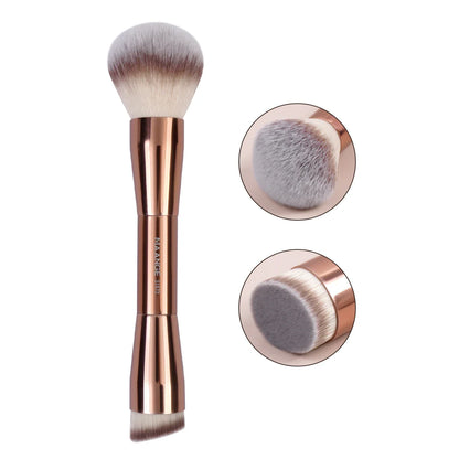 MAANGE Professional Makeup Brush Set Double Head Foundation Powder Concealer Blush Makeup Brush Soft Fiber Hair Cosmetic Beauty