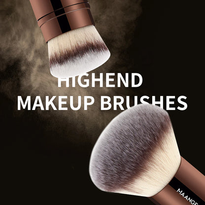 MAANGE Professional Makeup Brush Set Double Head Foundation Powder Concealer Blush Makeup Brush Soft Fiber Hair Cosmetic Beauty