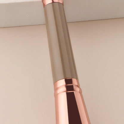 Single Dual-Ended Beauty Brush, Round Blush Brush + Large Powder Brush Soft Bristle Facial Makeup Tool